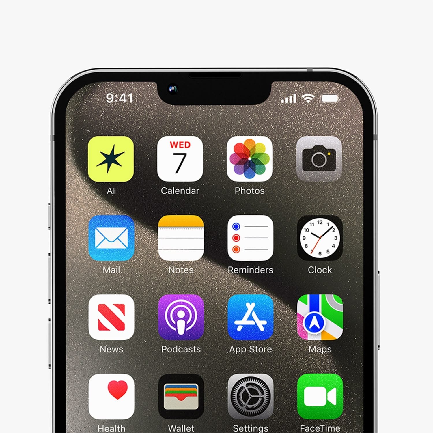 Ali icona mockup - presentazione brand identity sistema AI