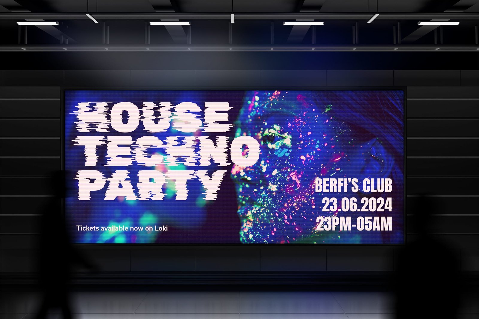 Digital billboard LOKI - advertising outdoor brand identity