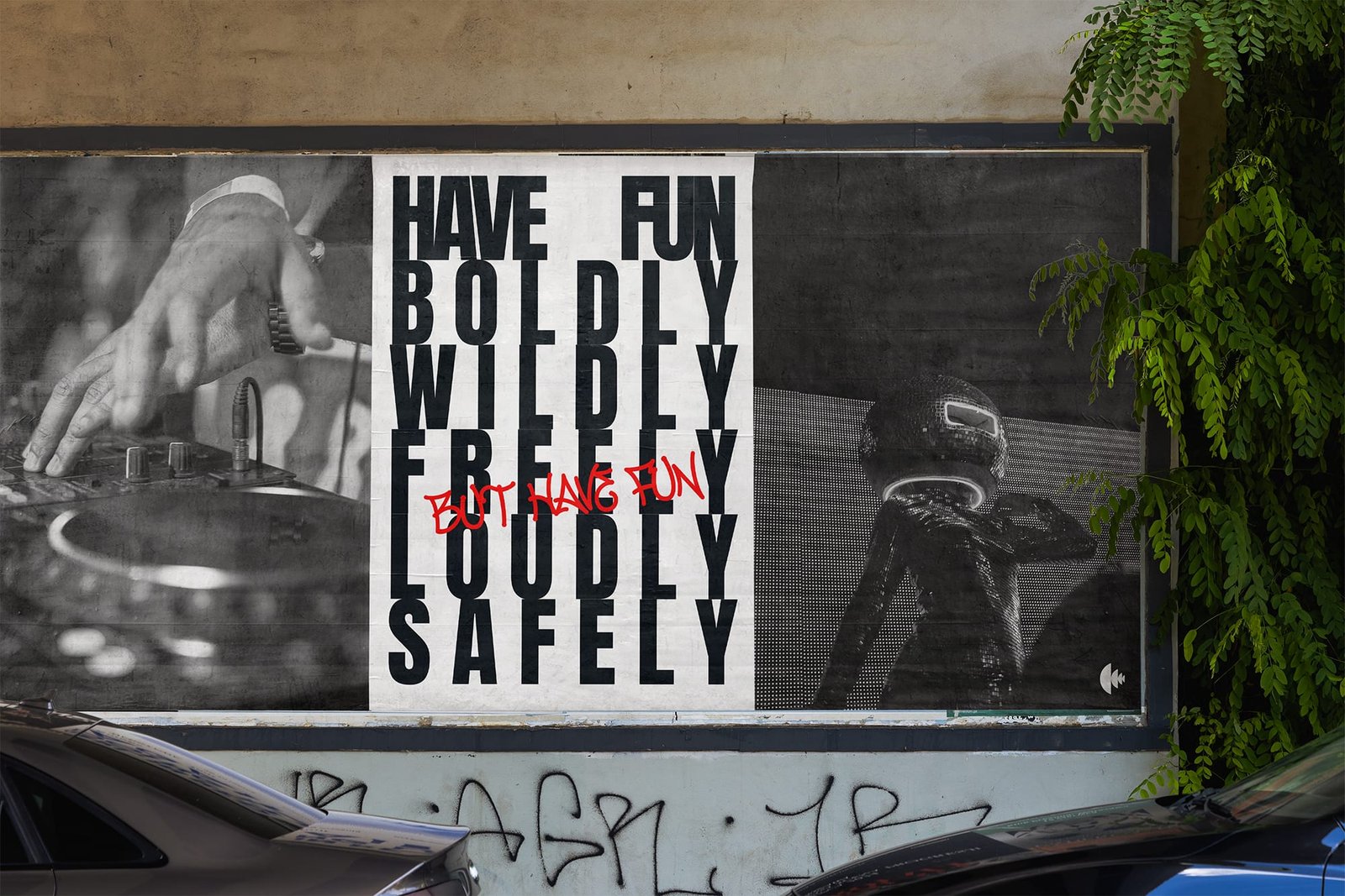 Triplo poster LOKI - design grafico eventi concerti serate