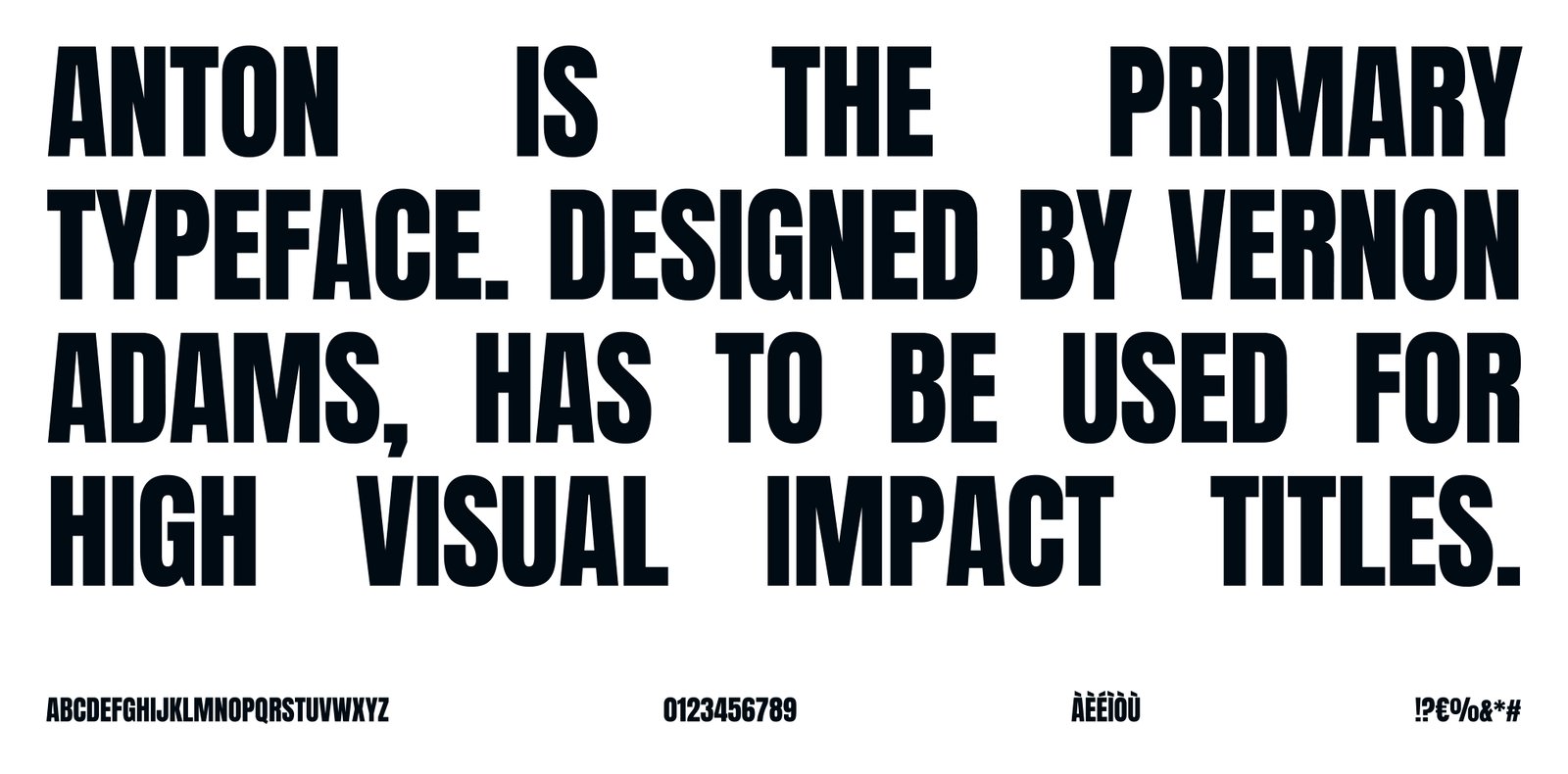 Tipografia principale LOKI - font brand identity app eventi