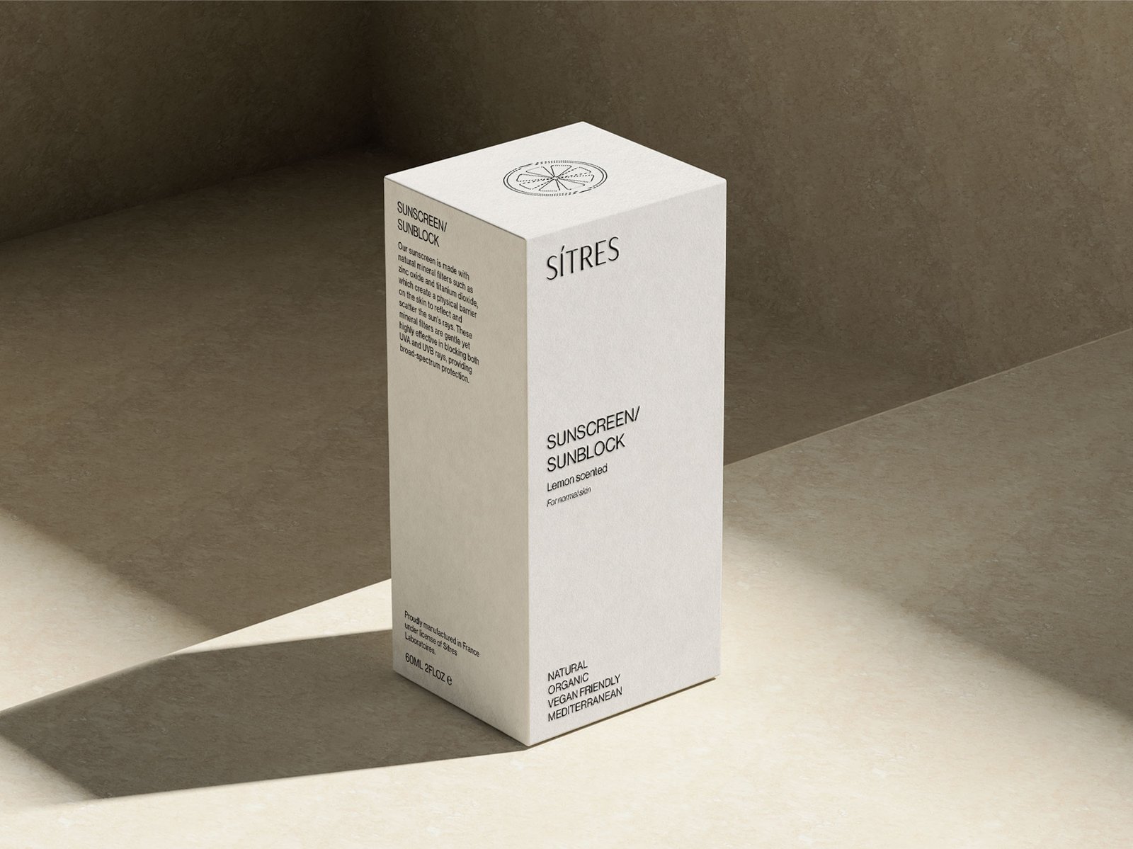 Packaging design Sitres - cosmetici naturali